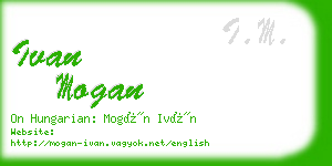 ivan mogan business card